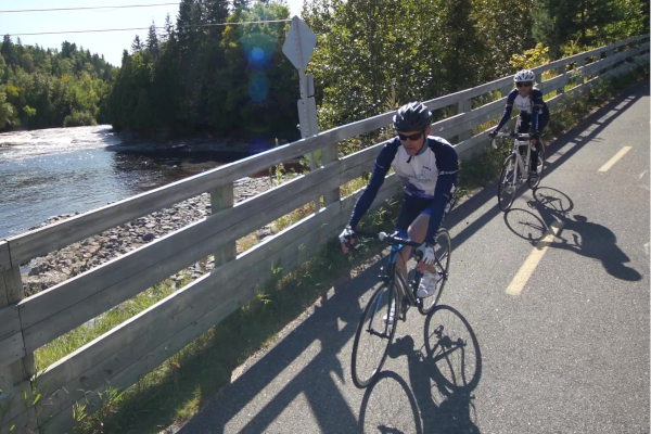 Cycling the Blueberry route to Quebec, Spin along flat, easy routes through national parks surrounded by forested peaks.