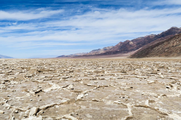 Badwater Basin, in Death Valley n.P.