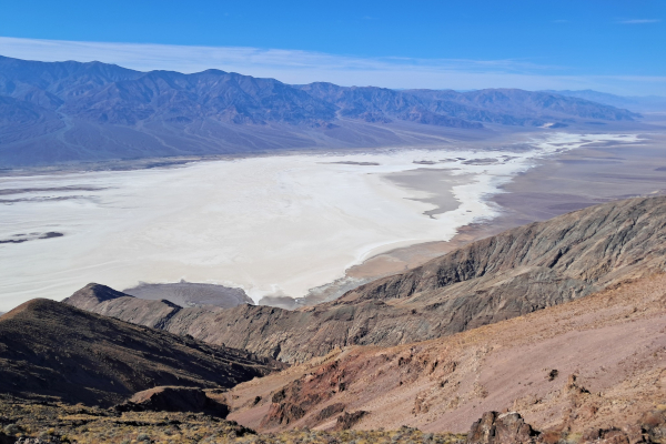 View point in Death Valley NP