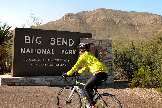 You visit Big Bend NP on the Big Bend & Texas Mountains bike tour