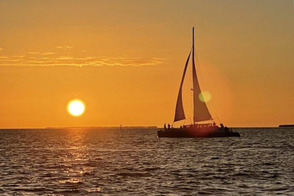 Head out on a sunset cruise 
