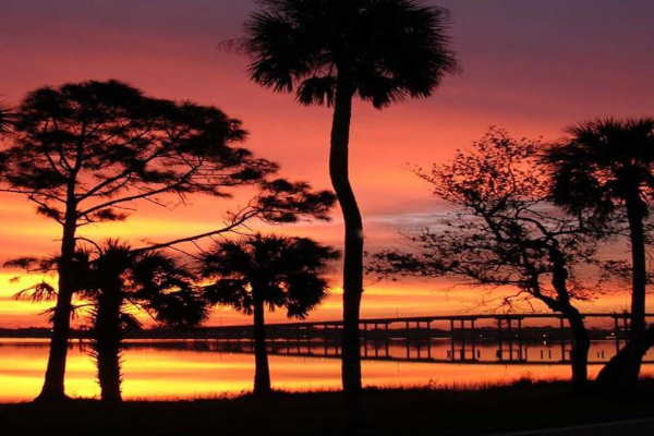 Beautiful sunsets on our Florida coast to coast tour