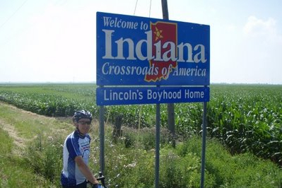 Countries and States Cycling in Indiana