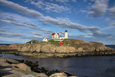 Typical lighthouse in Maine