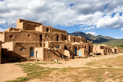 Countries and States Adobe houses in New Mexico