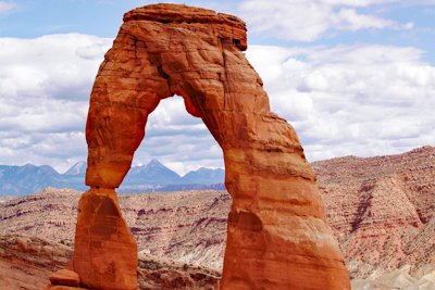 Delicate Arch in Arches national park in Utah